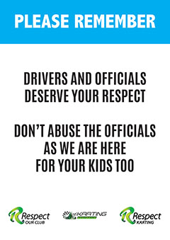 Officials and Drivers deserve your respect