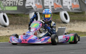 Jack Doohan crossing the line for victory in KA2 (Pic: Coopers Photography)