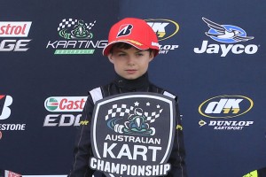 Cadel Ambrose - Junior Sprockets Graduate and Round winner in the Australian Kart Championship