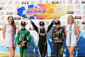 The KA4 Junior podium at the 2016 Race of Stars event (Pic: Coopers Photography)