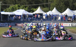 Brad Jenner had a solid weekend in the full capacity Rotax 125 Light class (Pic: Coopers Photography)