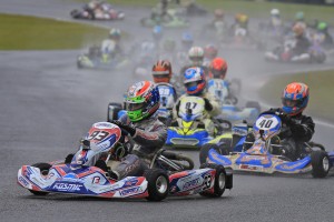 Kosmic kart driver Broc Feeney has set the pace in Junior Max (Pic: Coopers Photography)