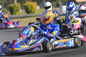 Last round winner in Rotax Light Brad Jenner (Pic: Coopers Photography)