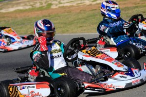 Troy Woolston celebrating his victory in Portugal (Pic: Coopers Photography)