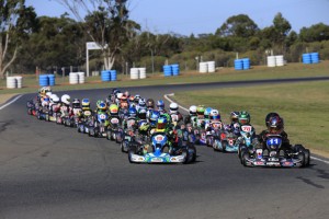 291 entries have been received for next weekend's opening round of the SP Tools Australian Kart Championship (Pic: Coopers Photography)