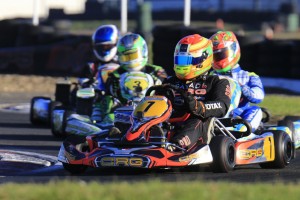 Lane Moore was victorious in Rotax Heavy (Pic: Coopers Photography)