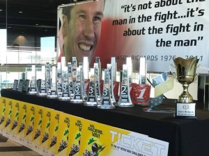 2018 Team Australia Tickets on display at The Bend Motorsport Park.